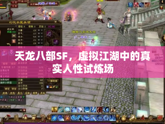 天龙八部SF，虚拟江湖中的真实人性试炼场