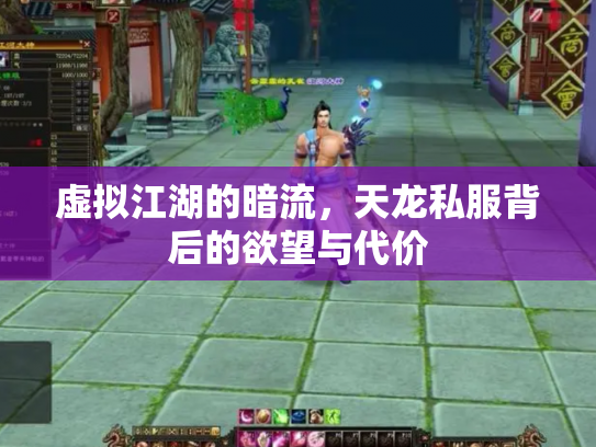 虚拟江湖的暗流，天龙私服背后的欲望与代价