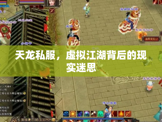 天龙私服，虚拟江湖背后的现实迷思