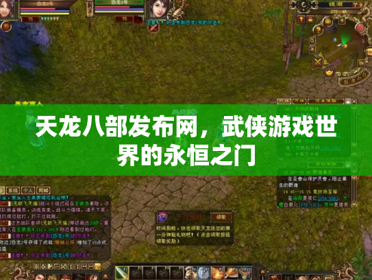 天龙八部发布网，武侠游戏世界的永恒之门