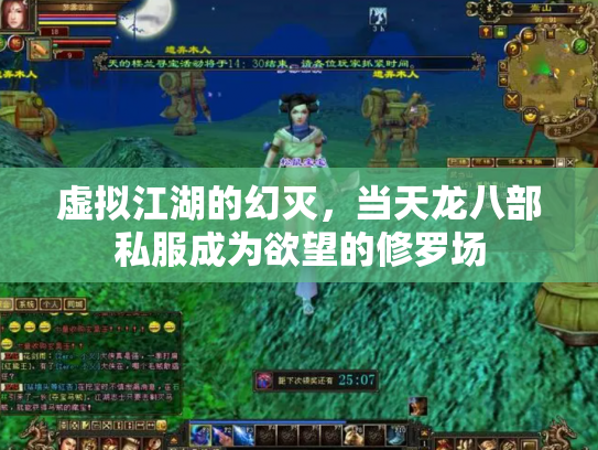 虚拟江湖的幻灭，当天龙八部私服成为欲望的修罗场