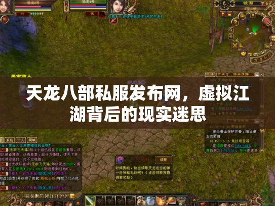 天龙八部私服发布网，虚拟江湖背后的现实迷思