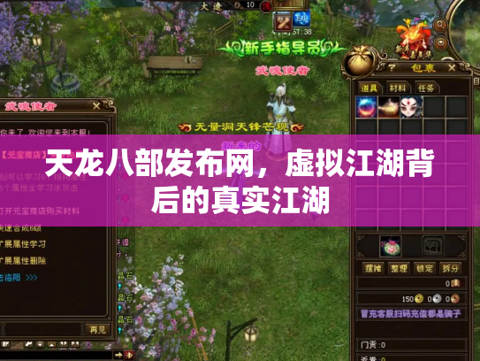 天龙八部发布网，虚拟江湖背后的真实江湖