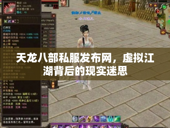 天龙八部私服发布网，虚拟江湖背后的现实迷思