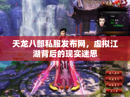 天龙八部私服发布网，虚拟江湖背后的现实迷思