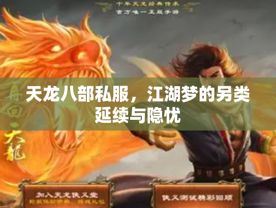 天龙八部私服，江湖梦的另类延续与隐忧