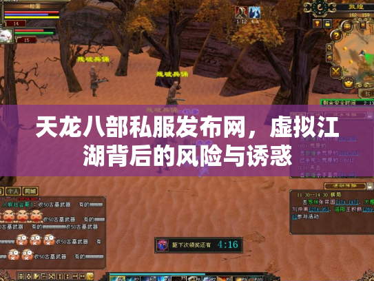 天龙八部私服发布网，虚拟江湖背后的风险与诱惑