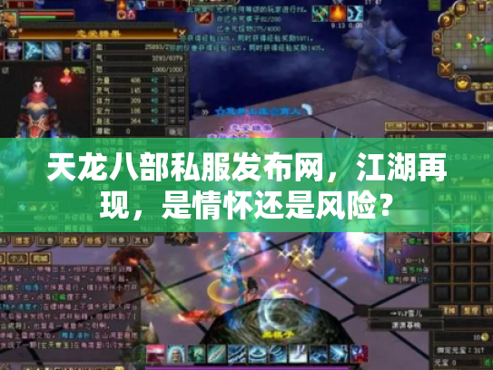 天龙八部私服发布网，江湖再现，是情怀还是风险？