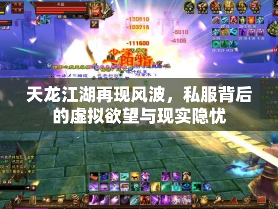 天龙江湖再现风波，私服背后的虚拟欲望与现实隐忧