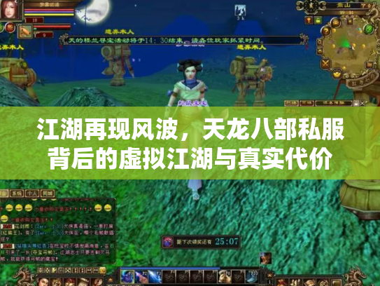 江湖再现风波，天龙八部私服背后的虚拟江湖与真实代价