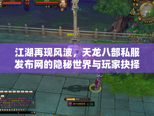 江湖再现风波，天龙八部私服发布网的隐秘世界与玩家抉择