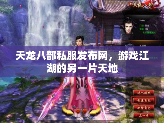 天龙八部私服发布网，游戏江湖的另一片天地