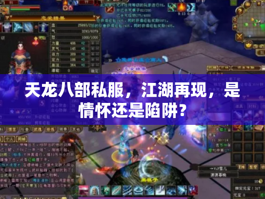 天龙八部私服，江湖再现，是情怀还是陷阱？