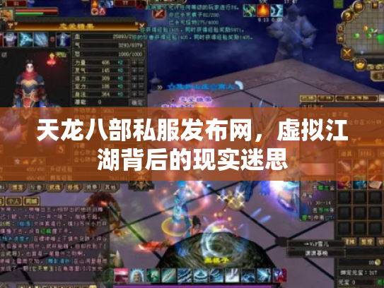 天龙八部私服发布网，虚拟江湖背后的现实迷思