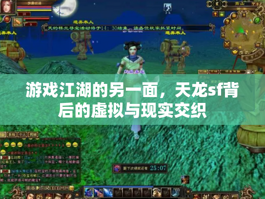 游戏江湖的另一面，天龙sf背后的虚拟与现实交织