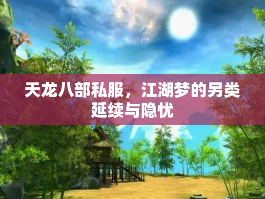 天龙八部私服，江湖梦的另类延续与隐忧