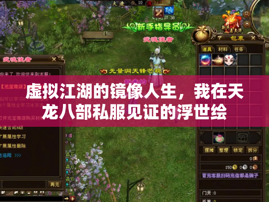 虚拟江湖的镜像人生，我在天龙八部私服见证的浮世绘