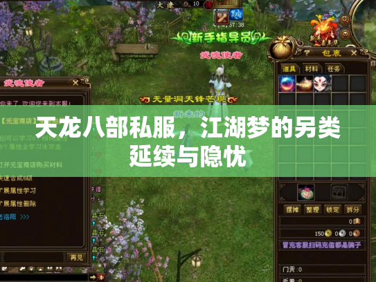 天龙八部私服，江湖梦的另类延续与隐忧