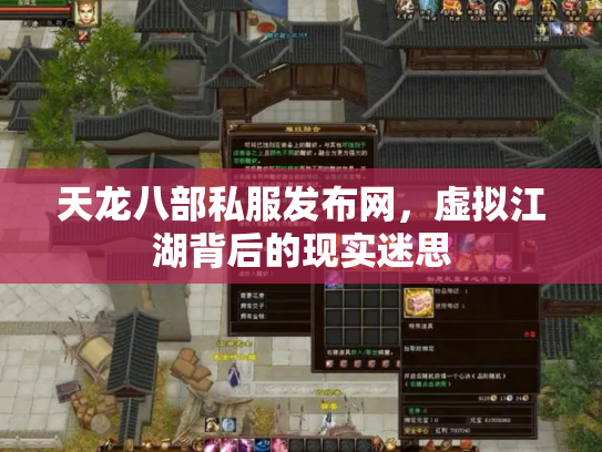 天龙八部私服发布网，虚拟江湖背后的现实迷思