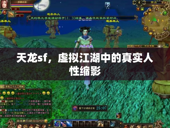 天龙sf，虚拟江湖中的真实人性缩影