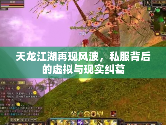 天龙江湖再现风波，私服背后的虚拟与现实纠葛