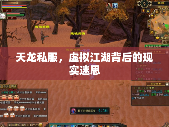 天龙私服，虚拟江湖背后的现实迷思