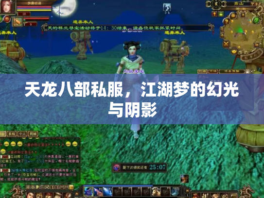 天龙八部私服，江湖梦的幻光与阴影