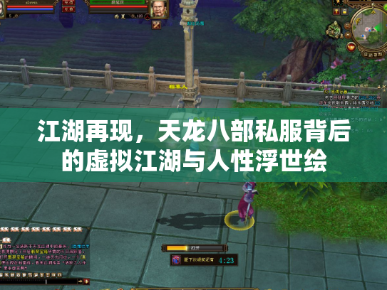 江湖再现，天龙八部私服背后的虚拟江湖与人性浮世绘