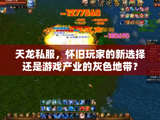 天龙私服，怀旧玩家的新选择还是游戏产业的灰色地带？