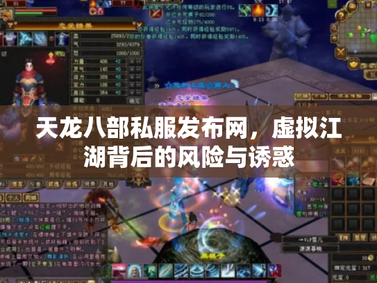 天龙八部私服发布网，虚拟江湖背后的风险与诱惑