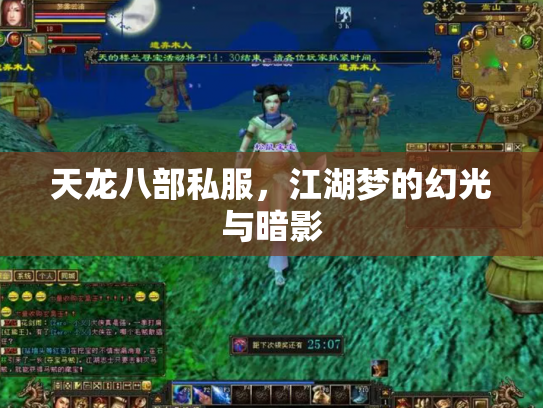 天龙八部私服，江湖梦的幻光与暗影