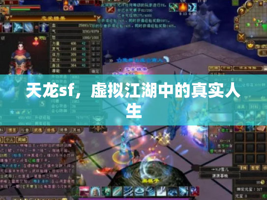 天龙sf，虚拟江湖中的真实人生