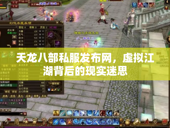 天龙八部私服发布网，虚拟江湖背后的现实迷思