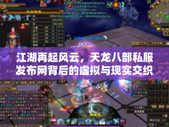 江湖再起风云，天龙八部私服发布网背后的虚拟与现实交织