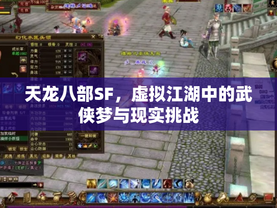 天龙八部SF，虚拟江湖中的武侠梦与现实挑战