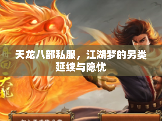 天龙八部私服，江湖梦的另类延续与隐忧