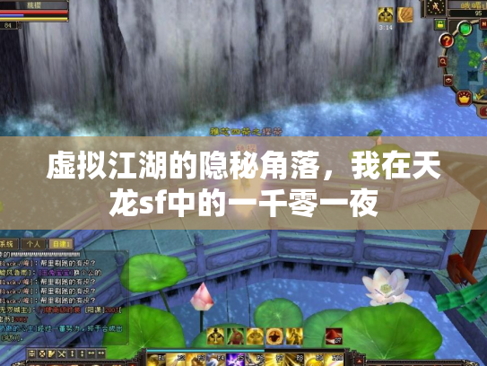 虚拟江湖的隐秘角落，我在天龙sf中的一千零一夜