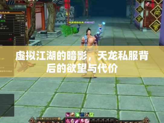 虚拟江湖的暗影，天龙私服背后的欲望与代价