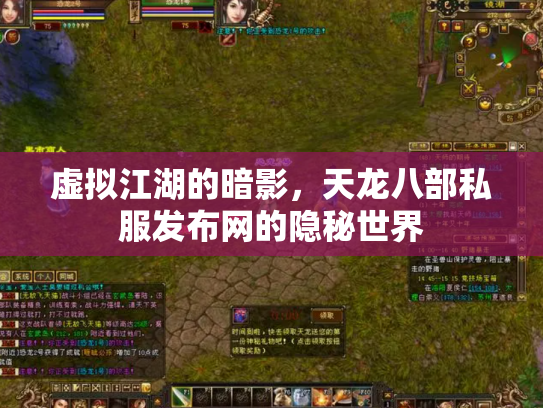 虚拟江湖的暗影，天龙八部私服发布网的隐秘世界