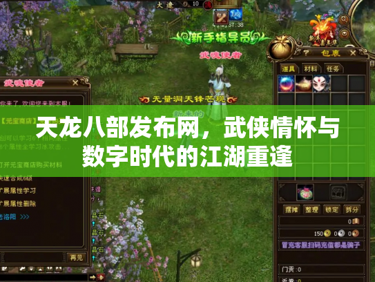 天龙八部发布网，武侠情怀与数字时代的江湖重逢