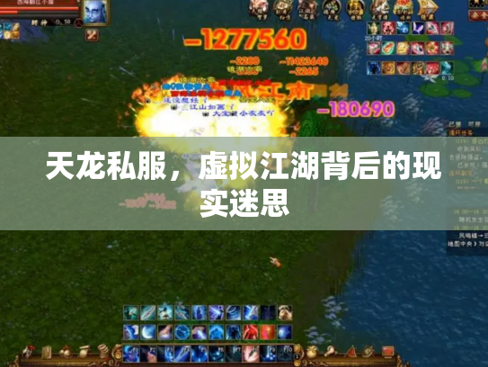 天龙私服，虚拟江湖背后的现实迷思
