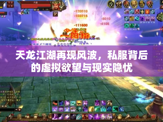 天龙江湖再现风波，私服背后的虚拟欲望与现实隐忧