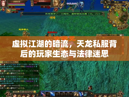 虚拟江湖的暗流，天龙私服背后的玩家生态与法律迷思