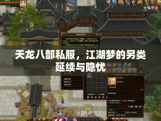 天龙八部私服，江湖梦的另类延续与隐忧