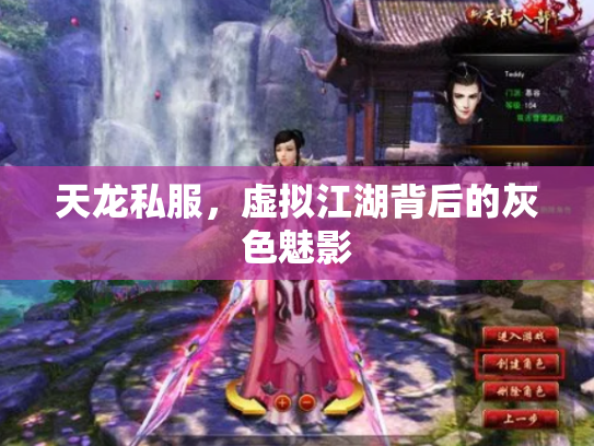 天龙私服，虚拟江湖背后的灰色魅影