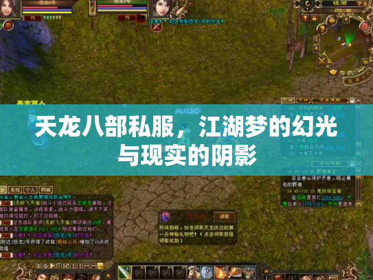 天龙八部私服，江湖梦的幻光与现实的阴影