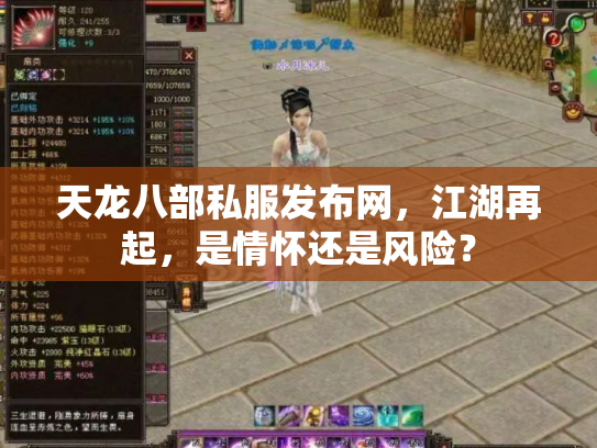 天龙八部私服发布网，江湖再起，是情怀还是风险？