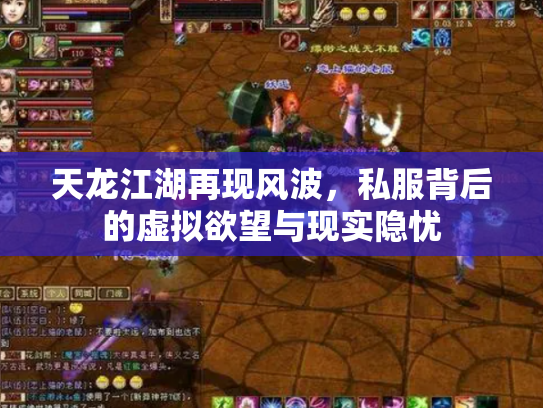 天龙江湖再现风波，私服背后的虚拟欲望与现实隐忧