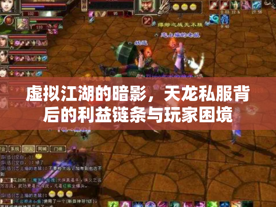 虚拟江湖的暗影，天龙私服背后的利益链条与玩家困境