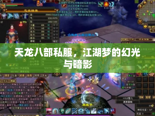 天龙八部私服，江湖梦的幻光与暗影